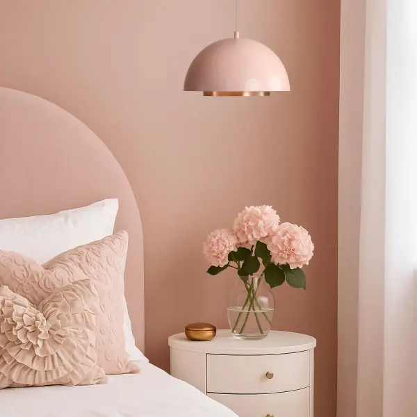 Solsken LED Pendant in Dusty Rose - Image 10