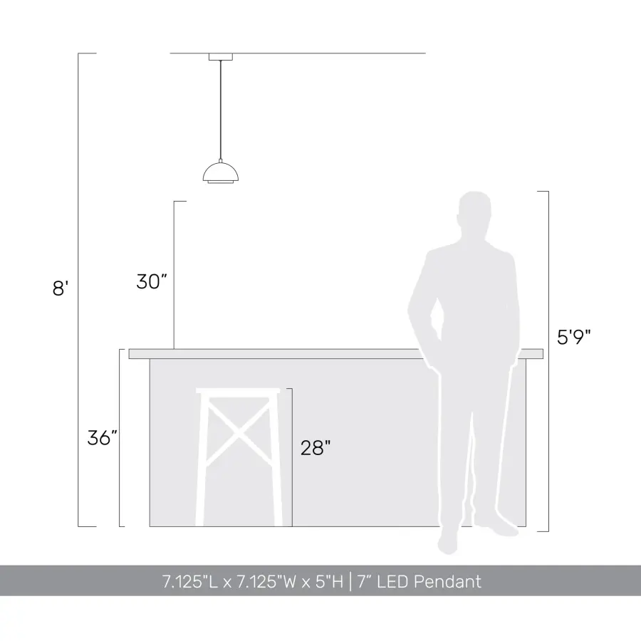 Solsken LED Pendant in Sand Black - Image 10