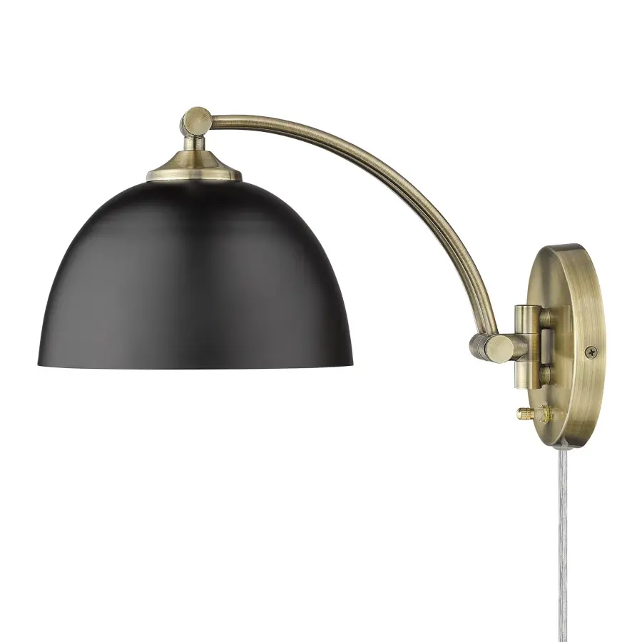 The Swing Arm Wall Lamp by Golden Lighting - Image 2