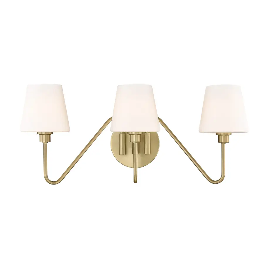 Kennedy 3-Light Vanity in Brushed Champagne Brass - Image 5
