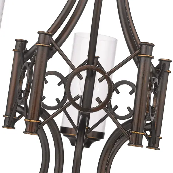 Quincy Five Light Chandelier in Cordoban Bronze - Image 4
