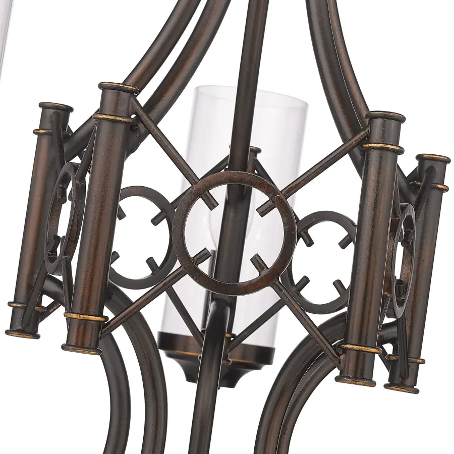 Quincy Five Light Chandelier in Cordoban Bronze - Image 4