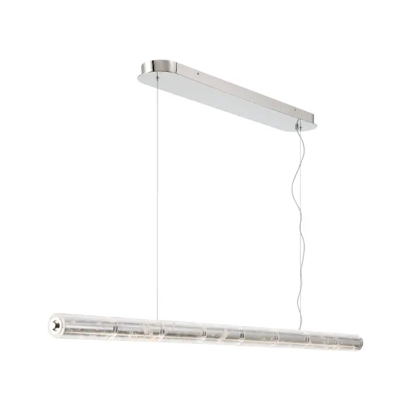 Crystallo Integrated LED Island Light in Polished Nickel - Image 3
