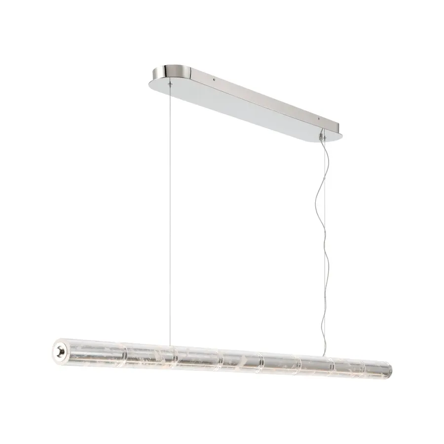 Crystallo Integrated LED Island Light in Polished Nickel - Image 3