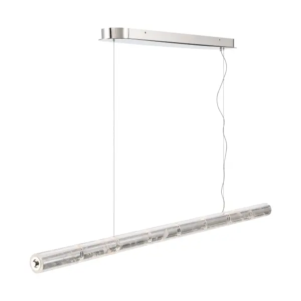 Crystallo Integrated LED Island Light in Polished Nickel - Image 4