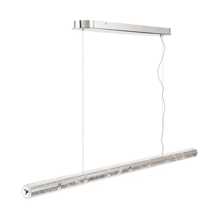 Crystallo Integrated LED Island Light in Polished Nickel - Image 4