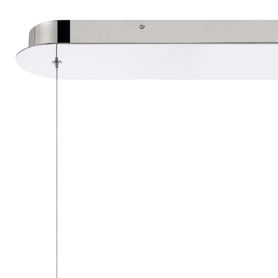 Crystallo Integrated LED Island Light in Polished Nickel - Image 7