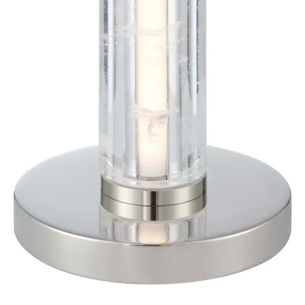 Crystallo Integrated LED Table Lamp in Polished Nickel - Image 3