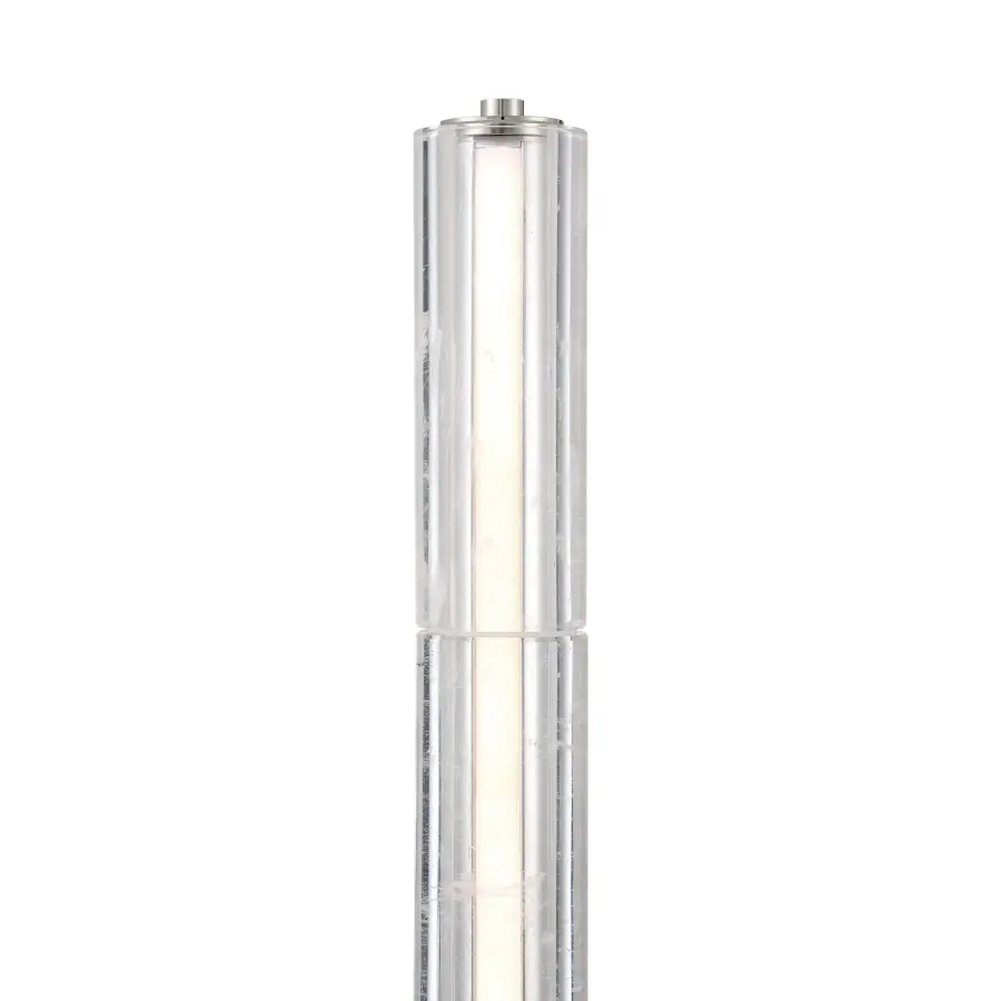 Crystallo Integrated LED Table Lamp in Polished Nickel - Image 5