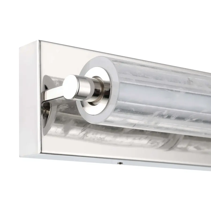 Golden Lighting Crystallo Integrated LED Wall Sconce in Polished Nickel - Image 6