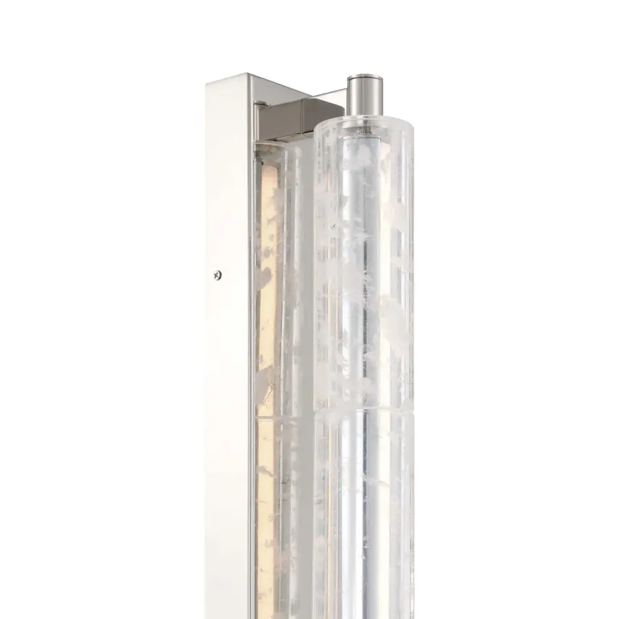 Golden Lighting Crystallo Integrated LED Wall Sconce in Polished Nickel - Image 7