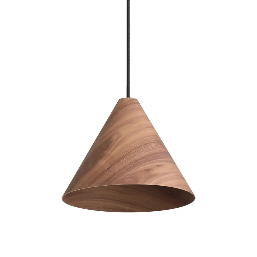 Golden Lighting Conique 1-Light Pendant in Dark Walnut - Image 2