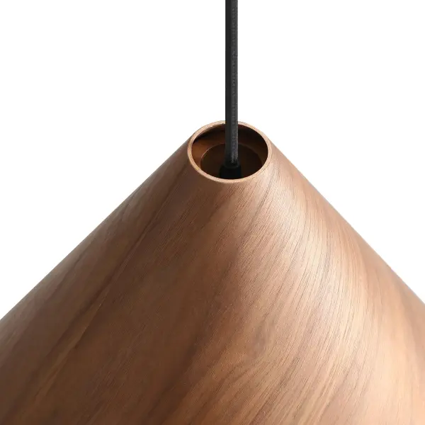 Golden Lighting Conique 1-Light Pendant in Dark Walnut - Image 4