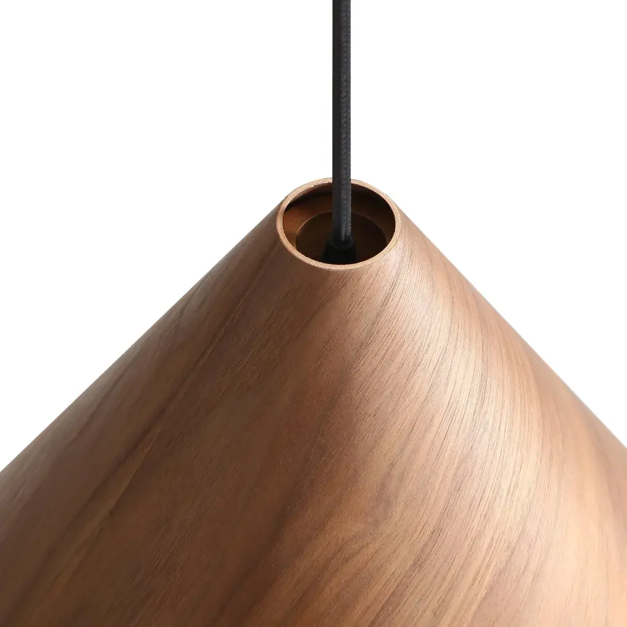 Golden Lighting Conique 1-Light Pendant in Dark Walnut - Image 4