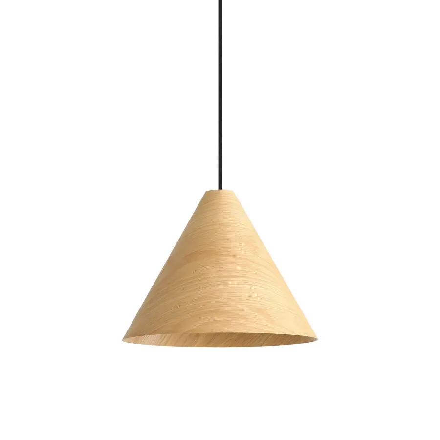 Golden Lighting Conique 1-Light Pendant in Light Walnut - Image 2