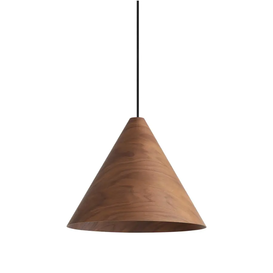 Golden Lighting Conique 2-Light Pendant in Dark Walnut - Image 3