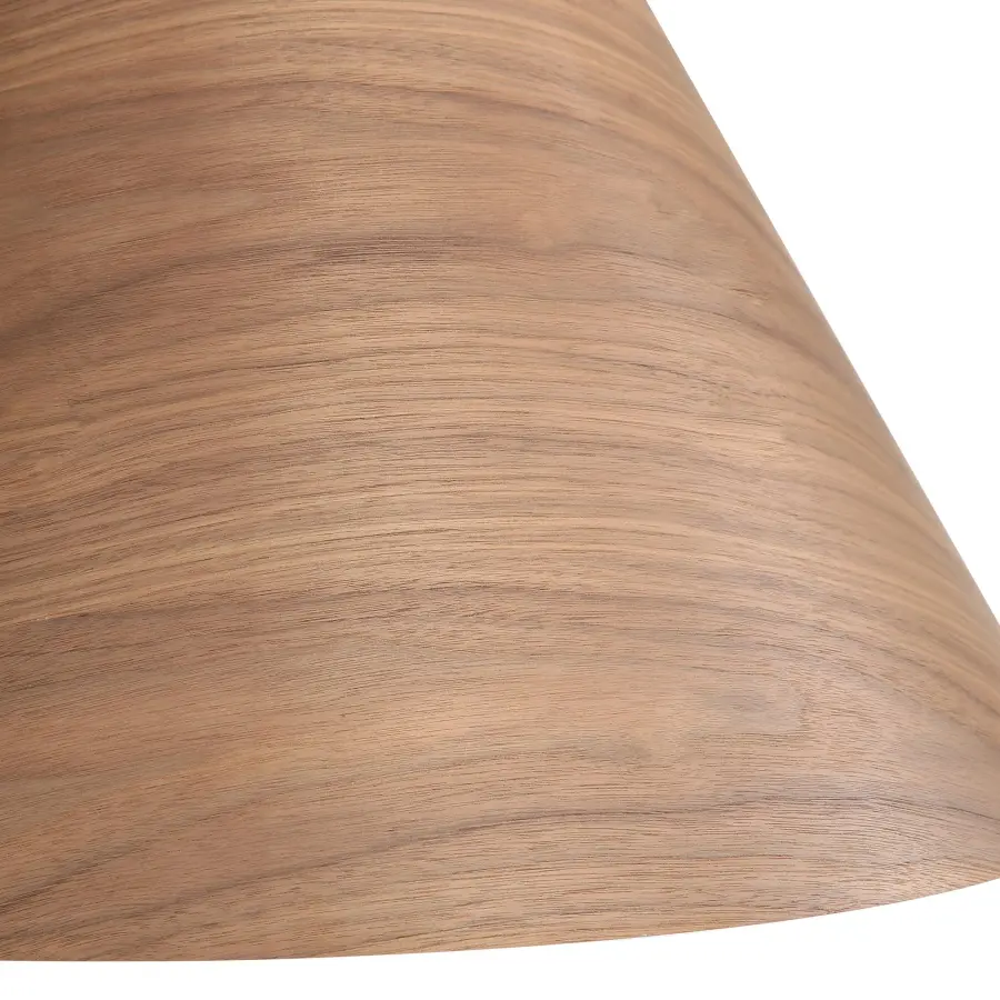 Golden Lighting Conique 3-Light Pendant in Dark Walnut - Image 4