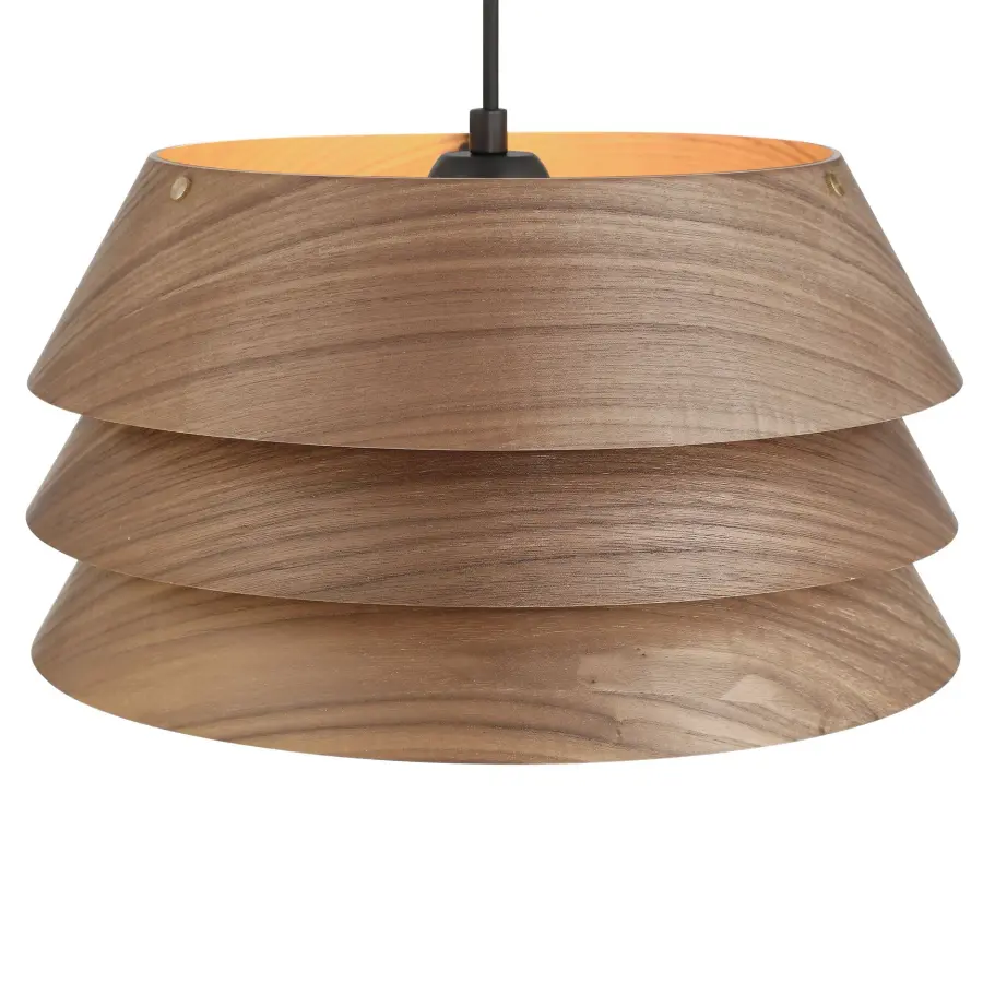 Aalto One Light Pendant in Dark Walnut - Image 1