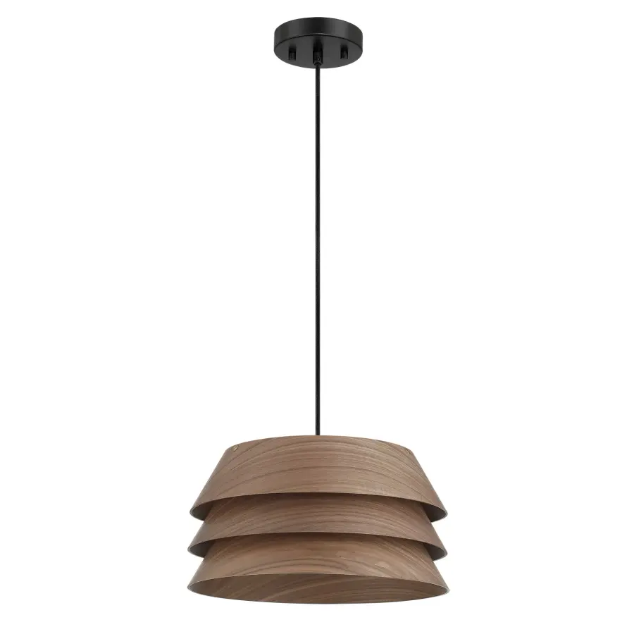 Aalto One Light Pendant in Dark Walnut - Image 4