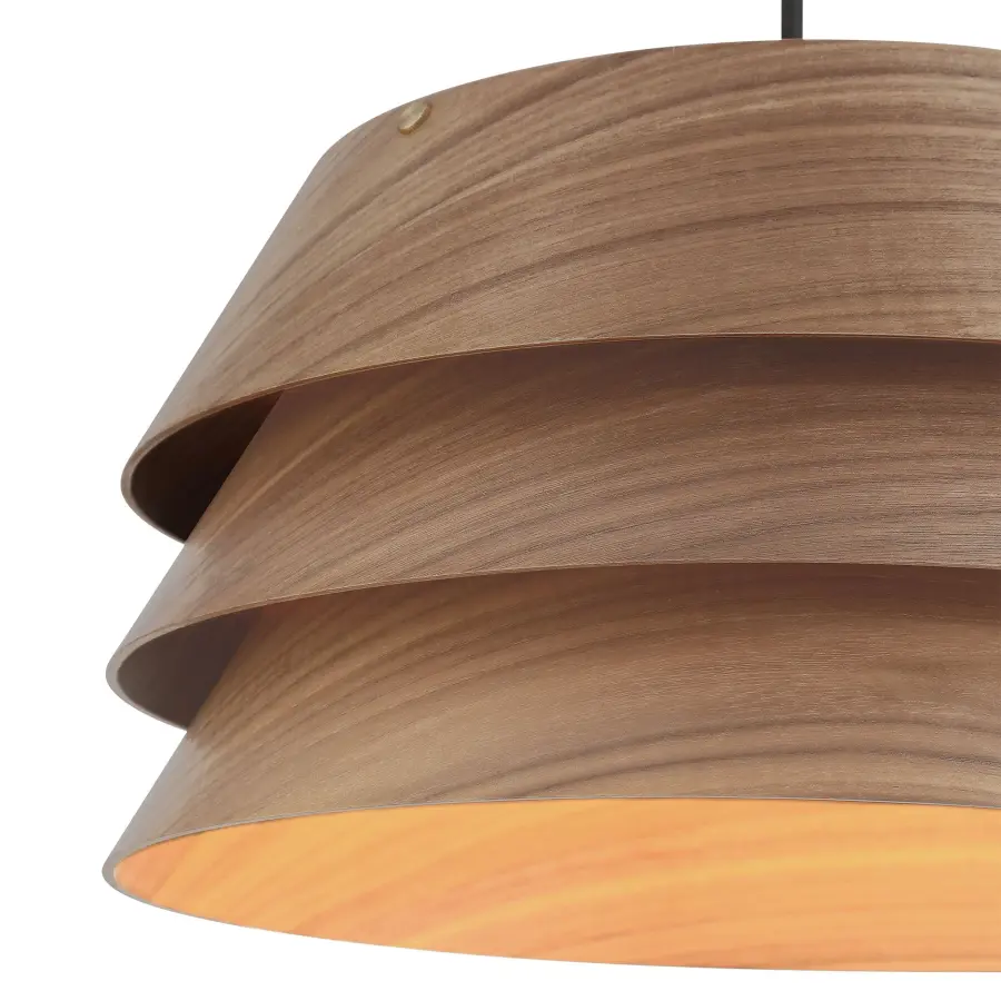 Aalto One Light Pendant in Dark Walnut - Image 6