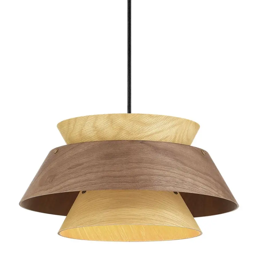 Aalto One Light Pendant in Dark Walnut-Light Walnut - Image 1