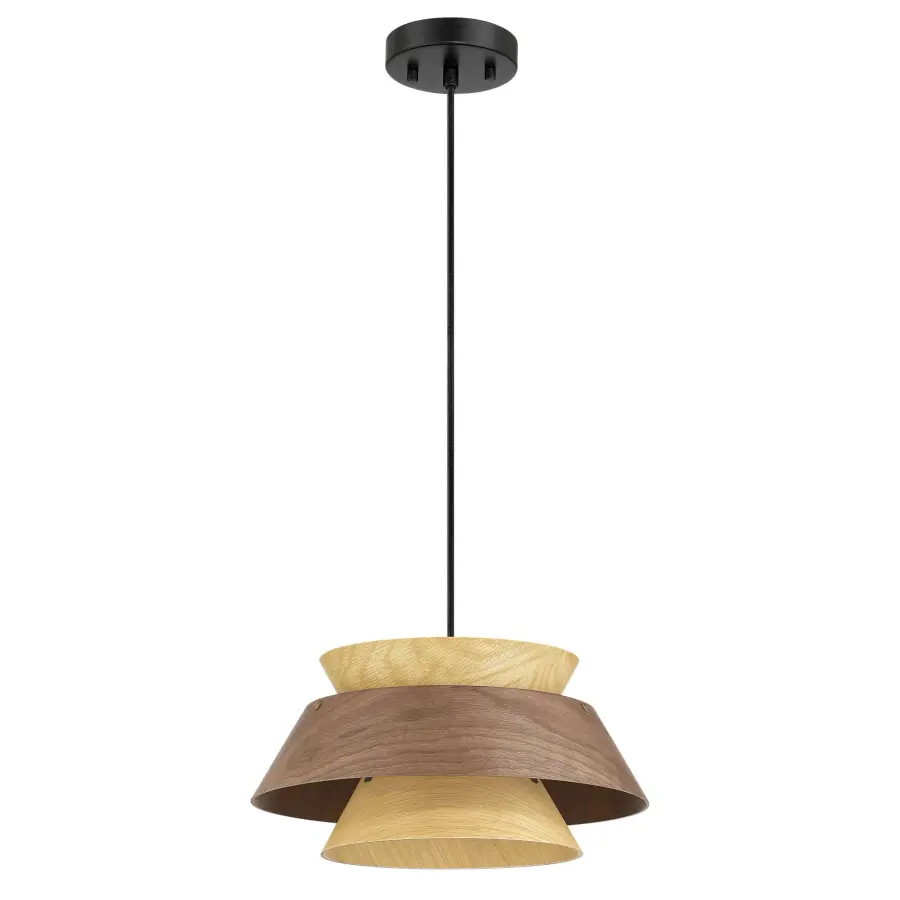Aalto One Light Pendant in Dark Walnut-Light Walnut - Image 3