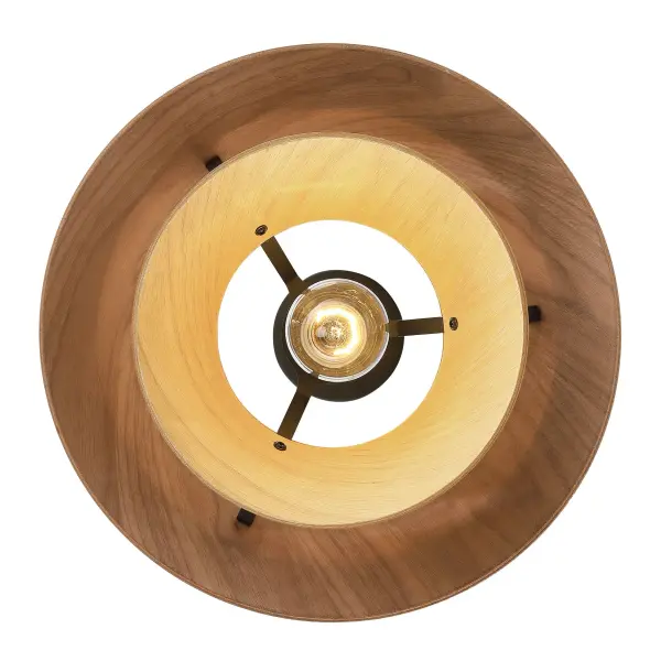 Aalto One Light Pendant in Dark Walnut-Light Walnut - Image 6