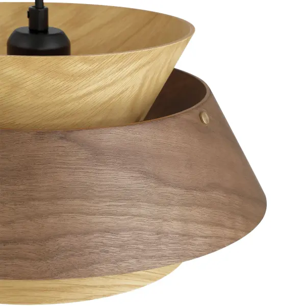 Aalto One Light Pendant in Dark Walnut-Light Walnut - Image 8