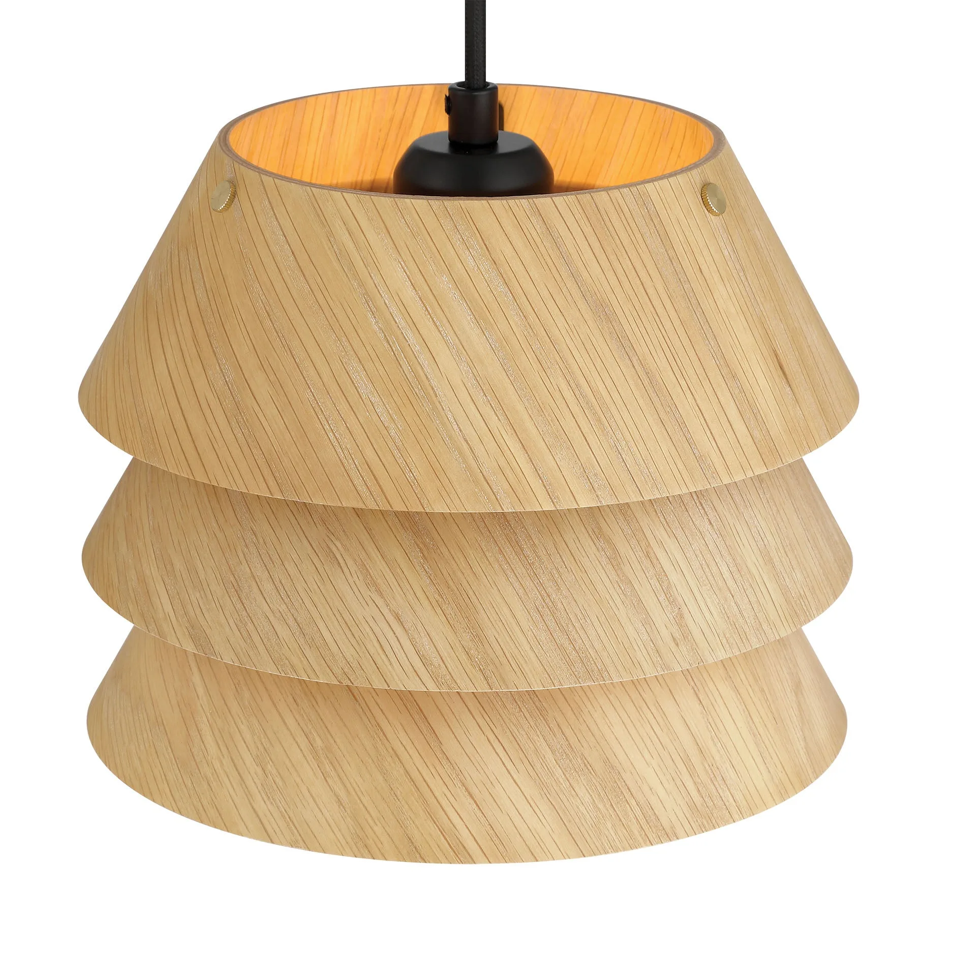 Aalto One Light Pendant in Light Walnut
