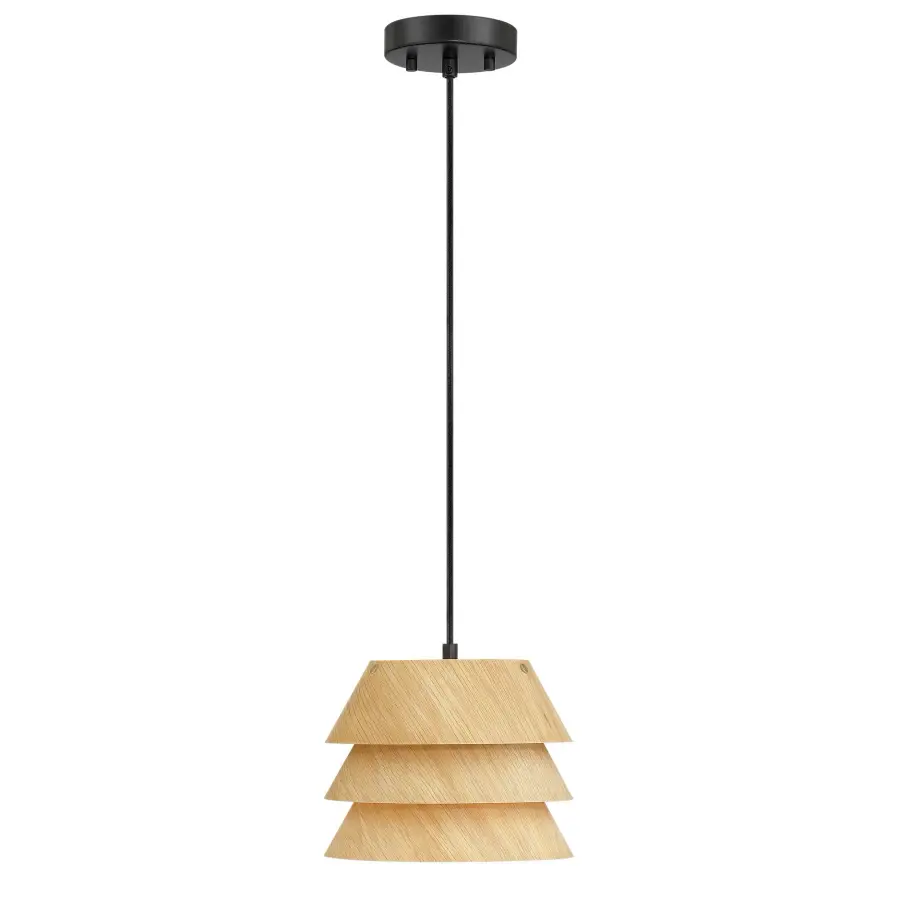 Aalto One Light Pendant in Light Walnut - Image 2
