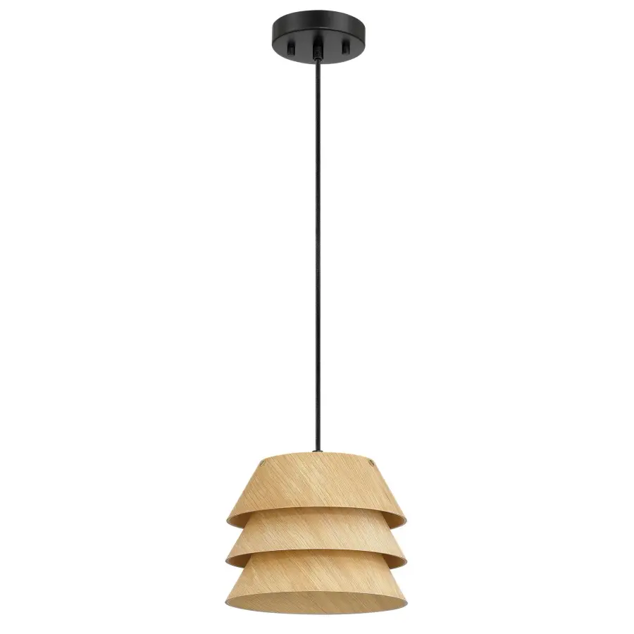 Aalto One Light Pendant in Light Walnut - Image 3