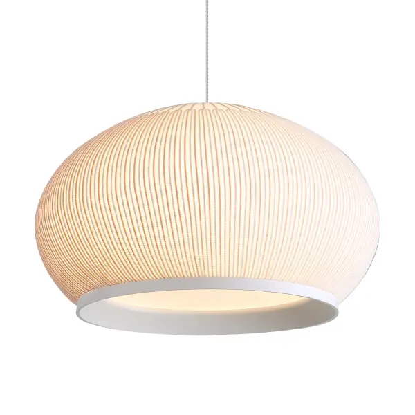 Golden Lighting Tela Integrated LED 11" Pendant in Sand Yellow - Image 1