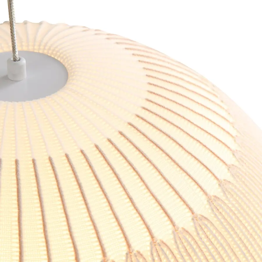 Golden Lighting Tela Integrated LED 11" Pendant in Sand Yellow - Image 4