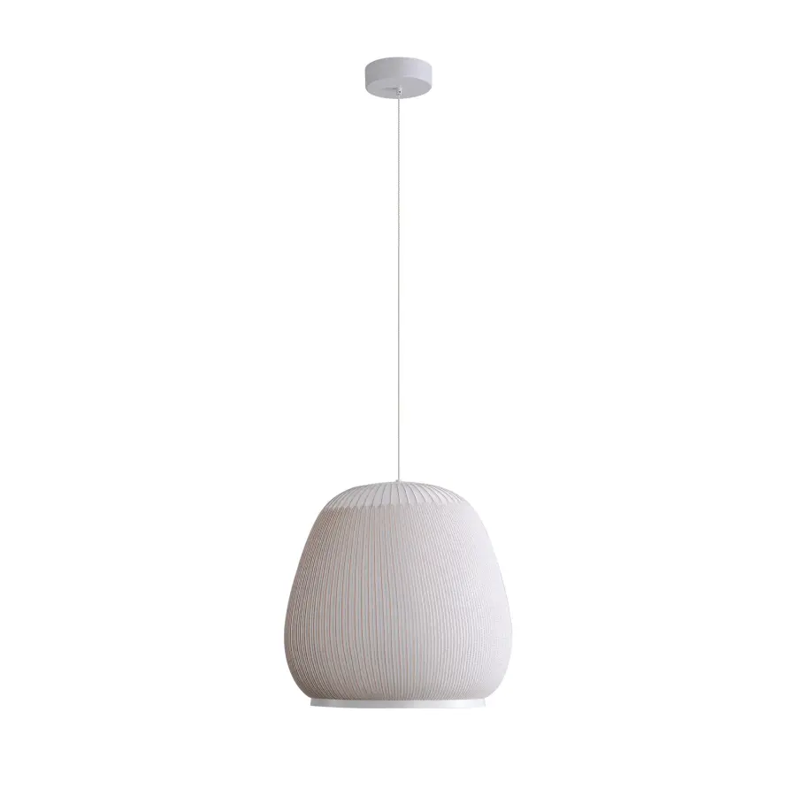 Golden Lighting Tela Integrated LED 18" Pendant in Sand Yellow - Image 3