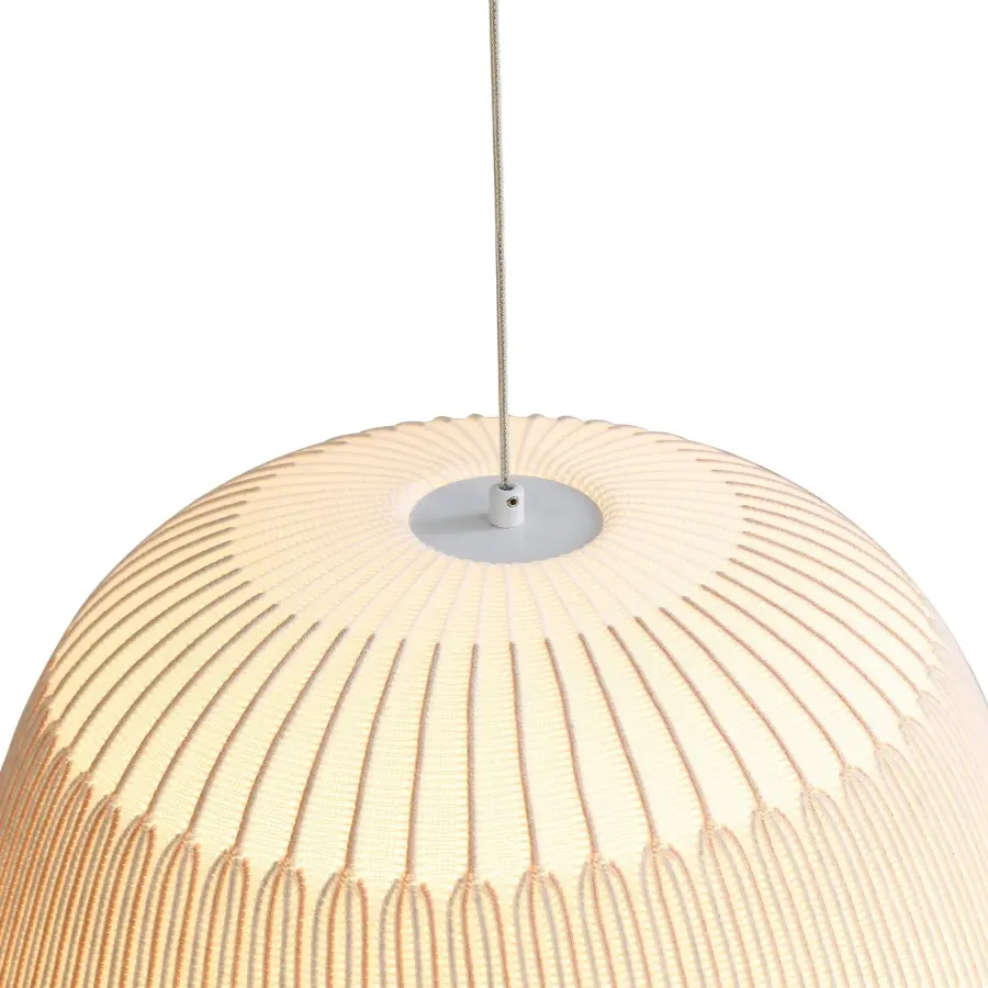 Golden Lighting Tela Integrated LED 18" Pendant in Sand Yellow - Image 5