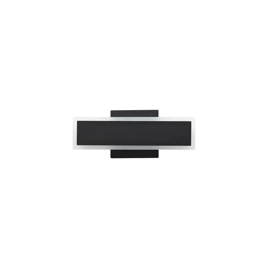 Golden Lighting Obsidian 12" Integrated LED Outdoor Wall Sconce in Sand Black - Image 4