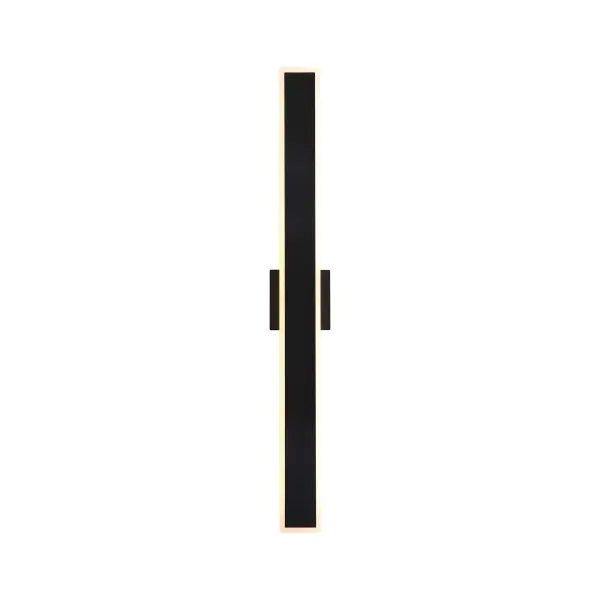 The Obsidian delivers minimalist sophistication with its 35-inch vertical profile and matte Sand Black finish. Integrated LED technology offers 1300 lumens with selectable color temperatures, while powder-coated aluminum construction ensures durability in wet locations.