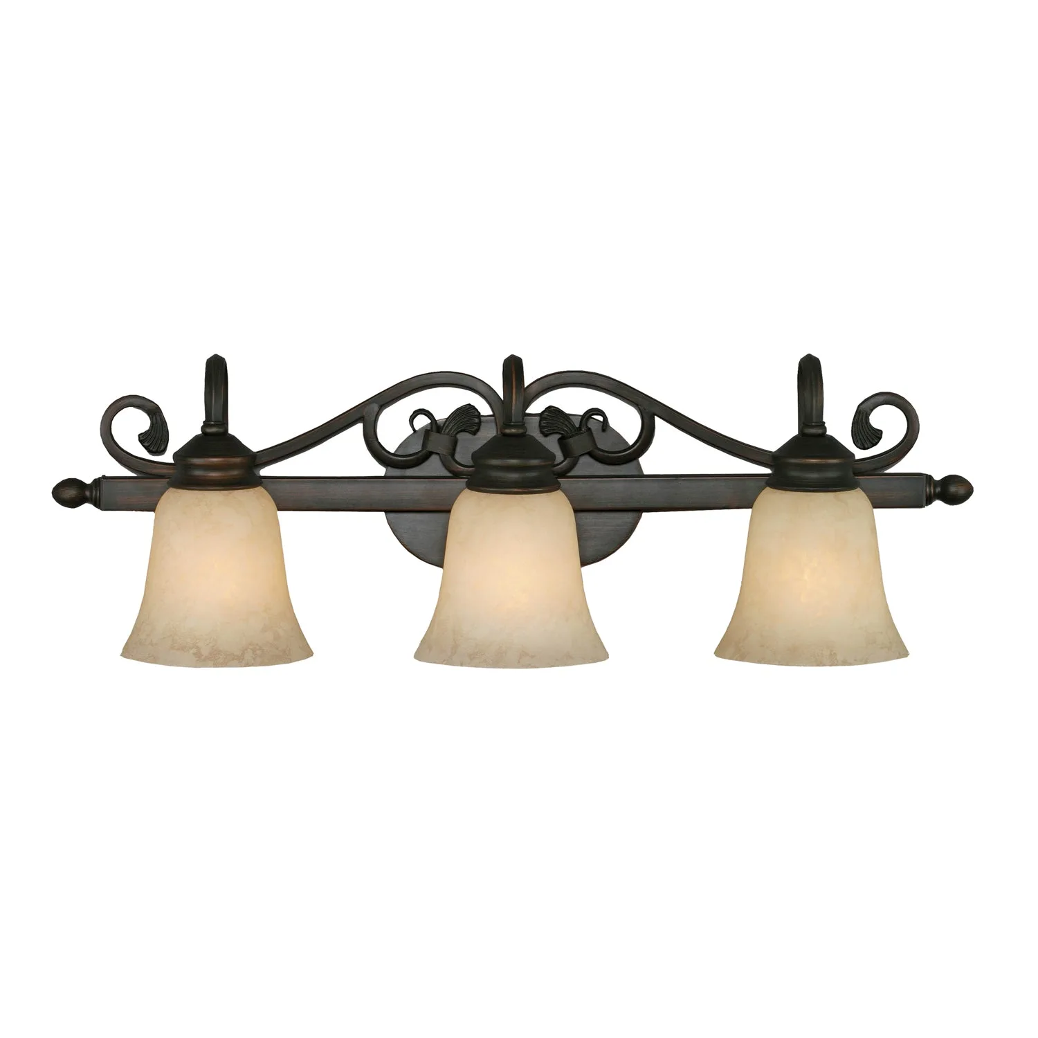 Belle Meade 3-light Vanity in Rubbed Bronze
