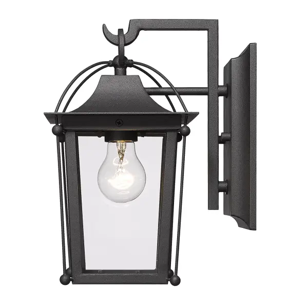 Brigham One Light Outdoor Wall Mount in Natural Black - Image 3
