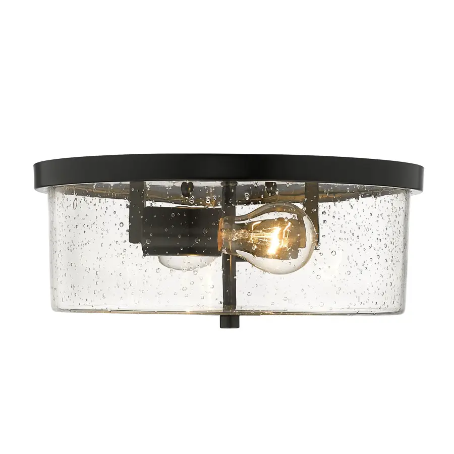 Rayne Two Light Flush Mount in Matte Black - Image 2