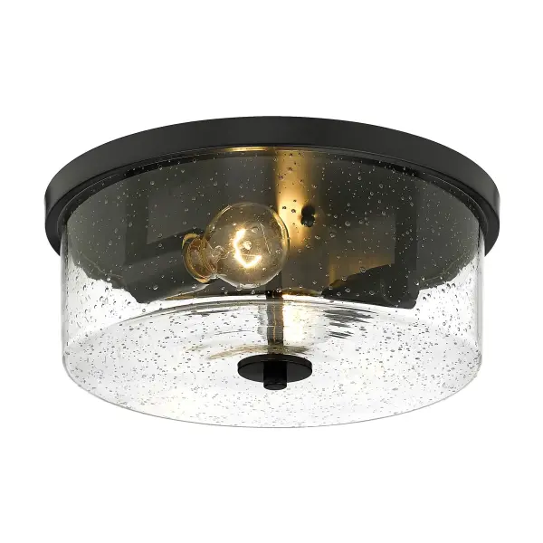 Rayne Two Light Flush Mount in Matte Black - Image 3