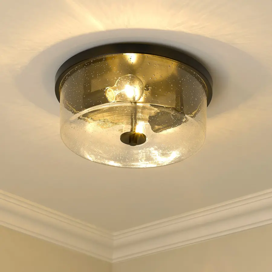 Rayne Two Light Flush Mount in Matte Black - Image 4