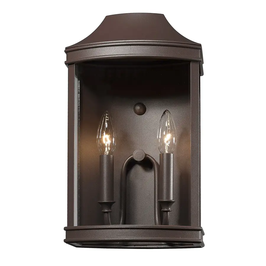 Cohen Two Light Outdoor Wall Sconce in Textured Bronze - Image 3