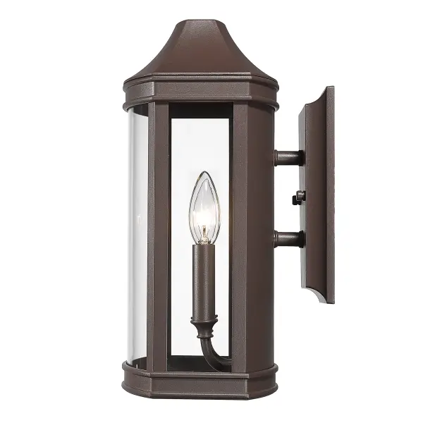 Cohen Two Light Outdoor Wall Sconce in Textured Bronze - Image 4