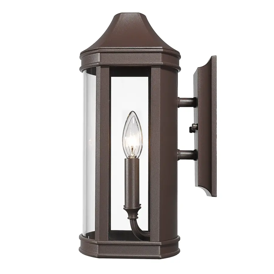 Cohen Two Light Outdoor Wall Sconce in Textured Bronze - Image 4