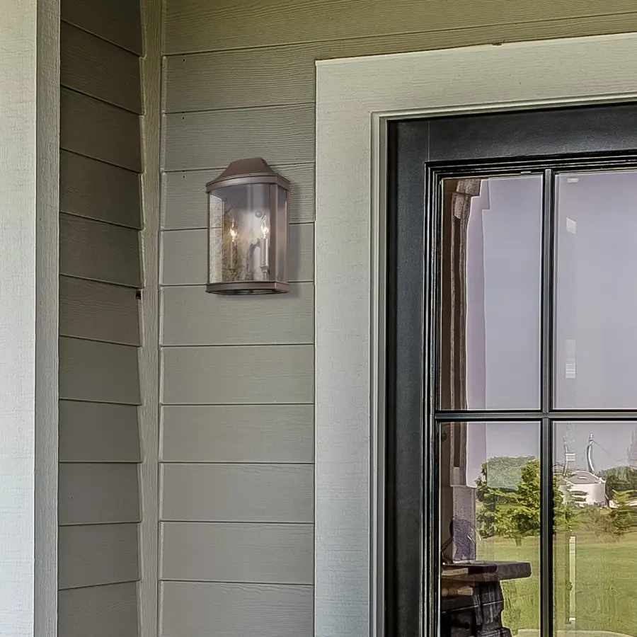 Cohen Two Light Outdoor Wall Sconce in Textured Bronze - Image 5