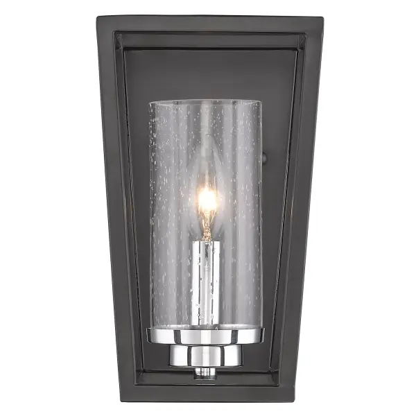 Golden Lighting Mercer 1-Light Wall Sconce in Matte Black - Image 2