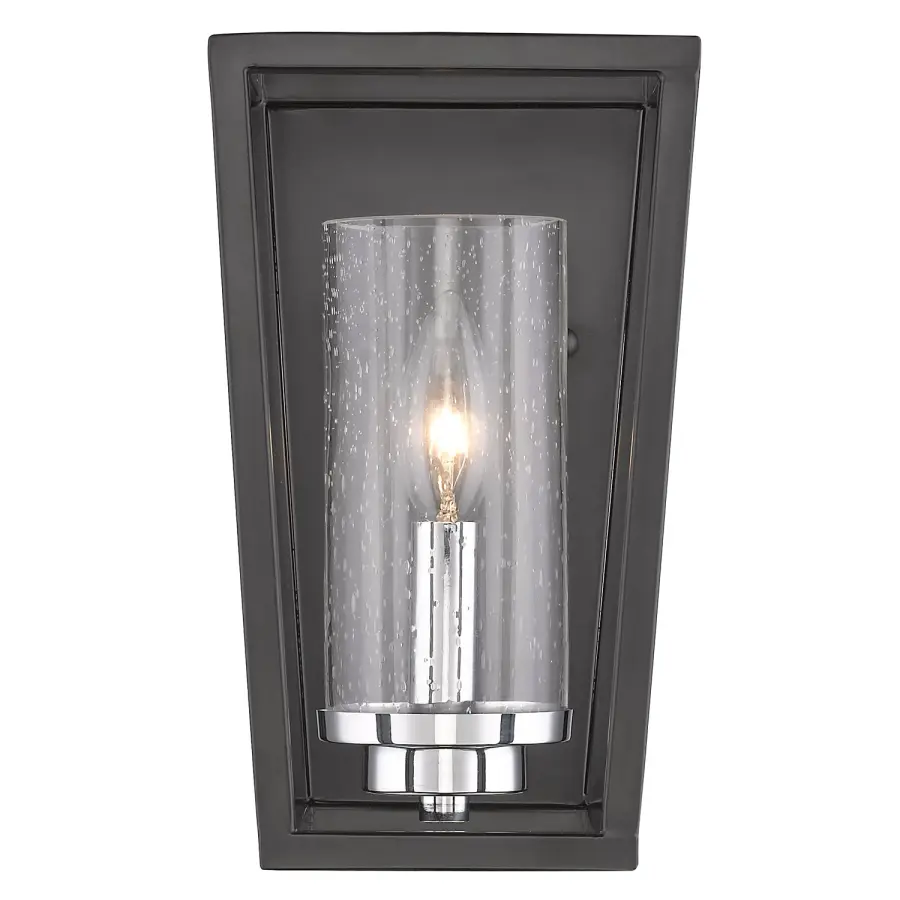 Golden Lighting Mercer 1-Light Wall Sconce in Matte Black - Image 2