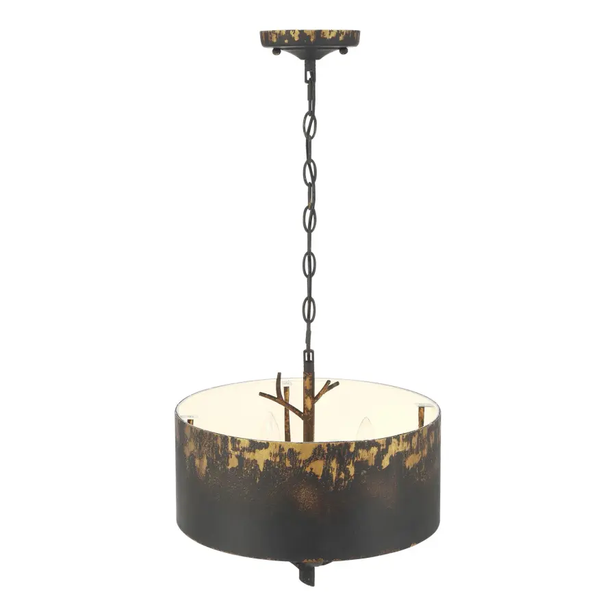 Arboreal Four Light Pendant in Antique Black Iron - Image 7