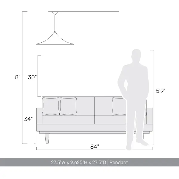 Golden Lighting Vistara 28" Pendant in Latte - Image 6
